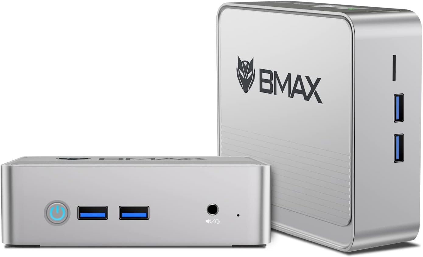 Bmax B3 Mini PC Windows 11 Pro 11th Gen 4-Core N5095(Up to 2.9GHz) 8GB RAM/256GB SSD Mini Desktop Computer 4K Dual Screen Display Push-Pull Cover WiFi5/Dual HDMI/USB 3.0/BT4.2 Micro Pc Mini Computer : Electronics