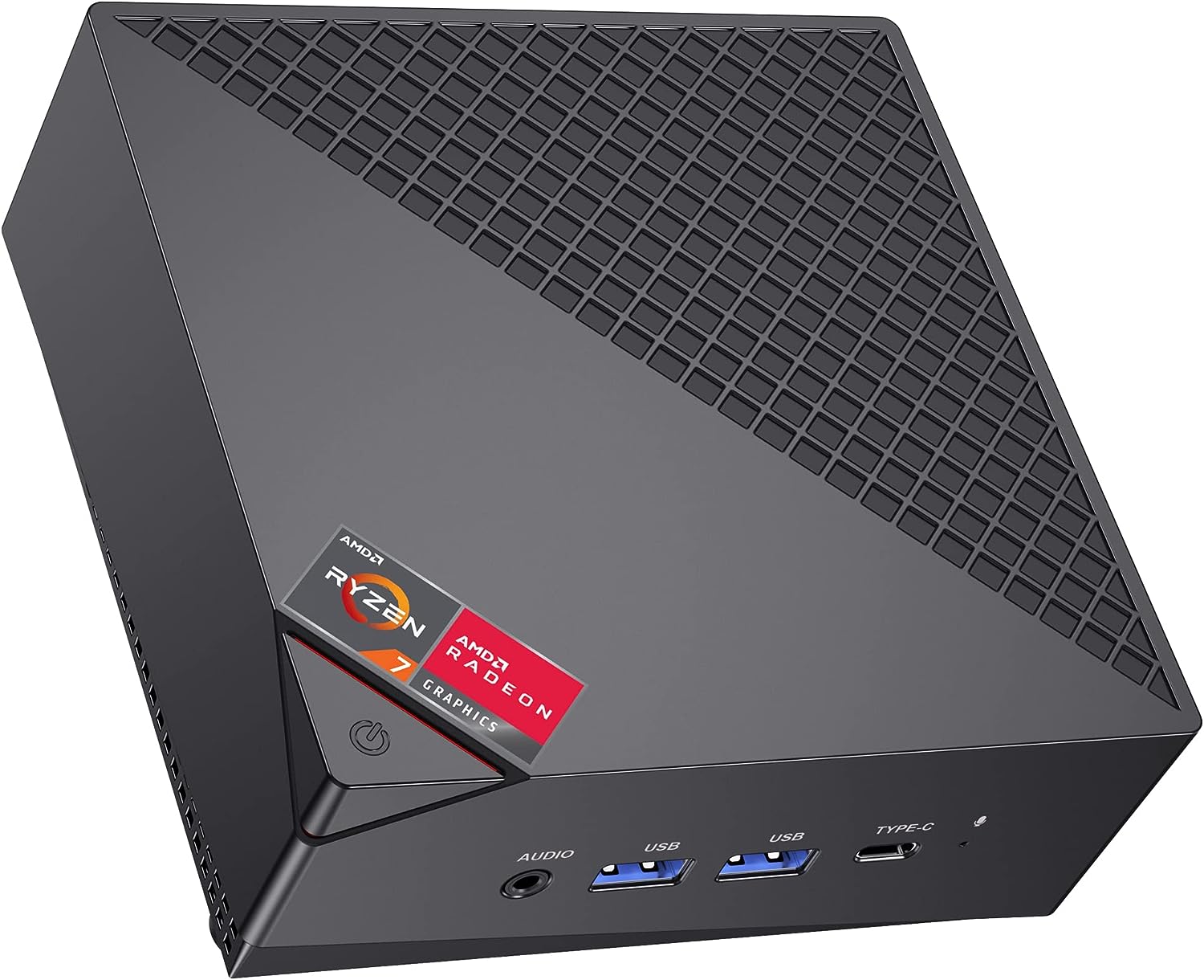 [Dual LAN Mini Gaming PC] AMD Ryzen 7 5800U Mini PC (8C/16T, up to 4.4Ghz) 16GB DDR4 512GB NVMe SSD Mini Computers Windows 11 Pro, 4K Triple Display Mini Desktop WiFi6/Bluetooth/Dual Channel