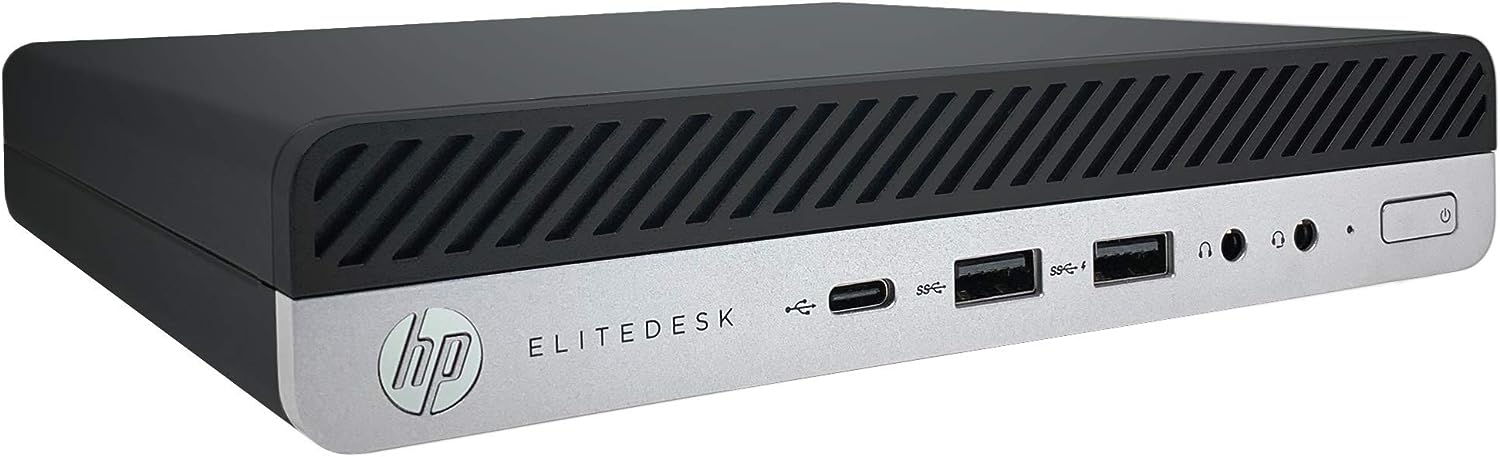HP EliteDesk 800 G4 Mini Business Desktop - 8th Gen Intel 6-Core i7-8700T Processor up to 4.00 GHz, 16GB Memory, 512GB Solid State Drive, Intel UHD Graphics 630, Windows 10 Pro (64-bit) (Renewed)