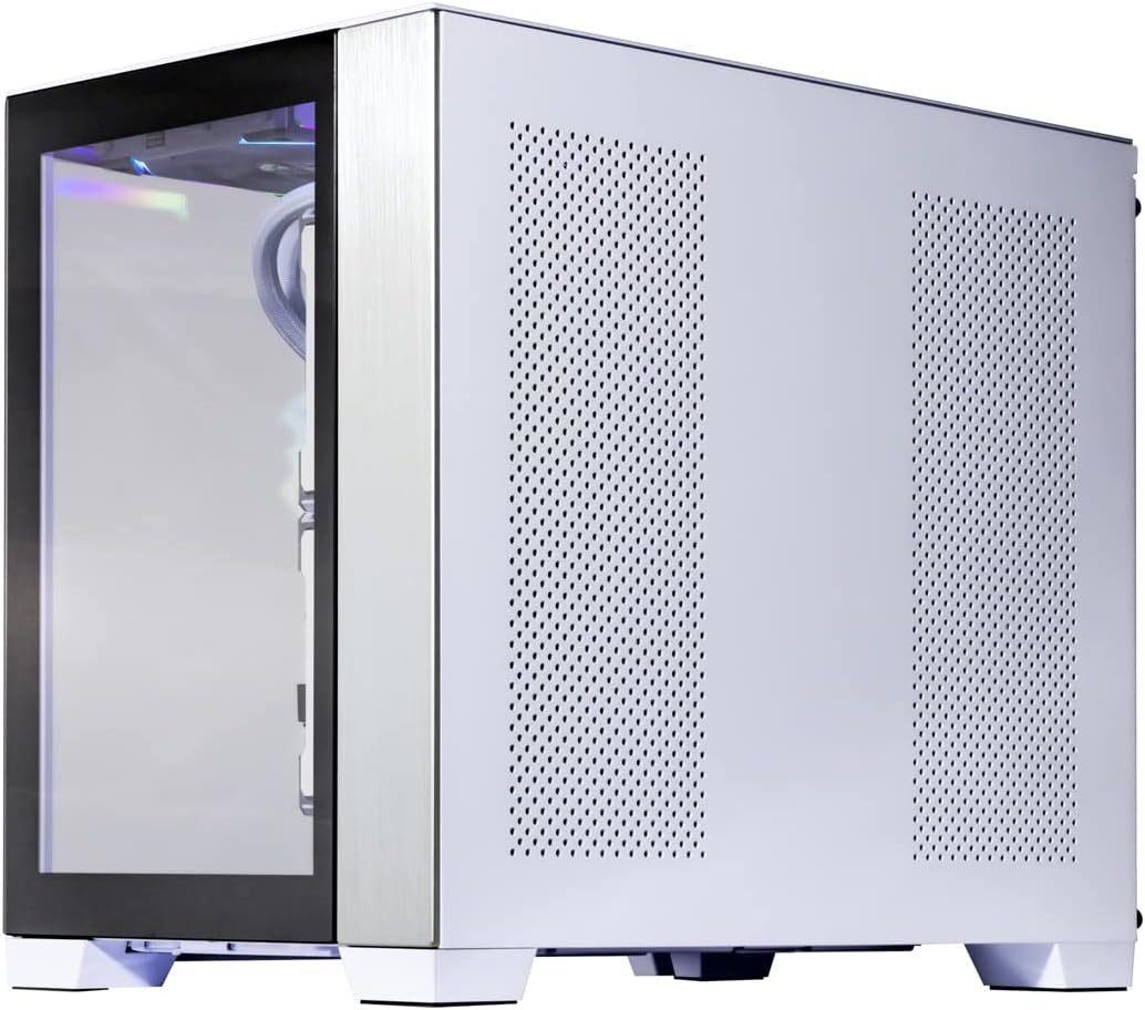 Velztorm Mini Lux Gaming Desktop PC (AMD Ryzen 9 5950X 16-Core, GeForce RTX 4090 24GB, 128GB RAM, 8TB PCIe SSD, WiFi, USB 3.2, HDMI, Display Port, Win 10 Pro)