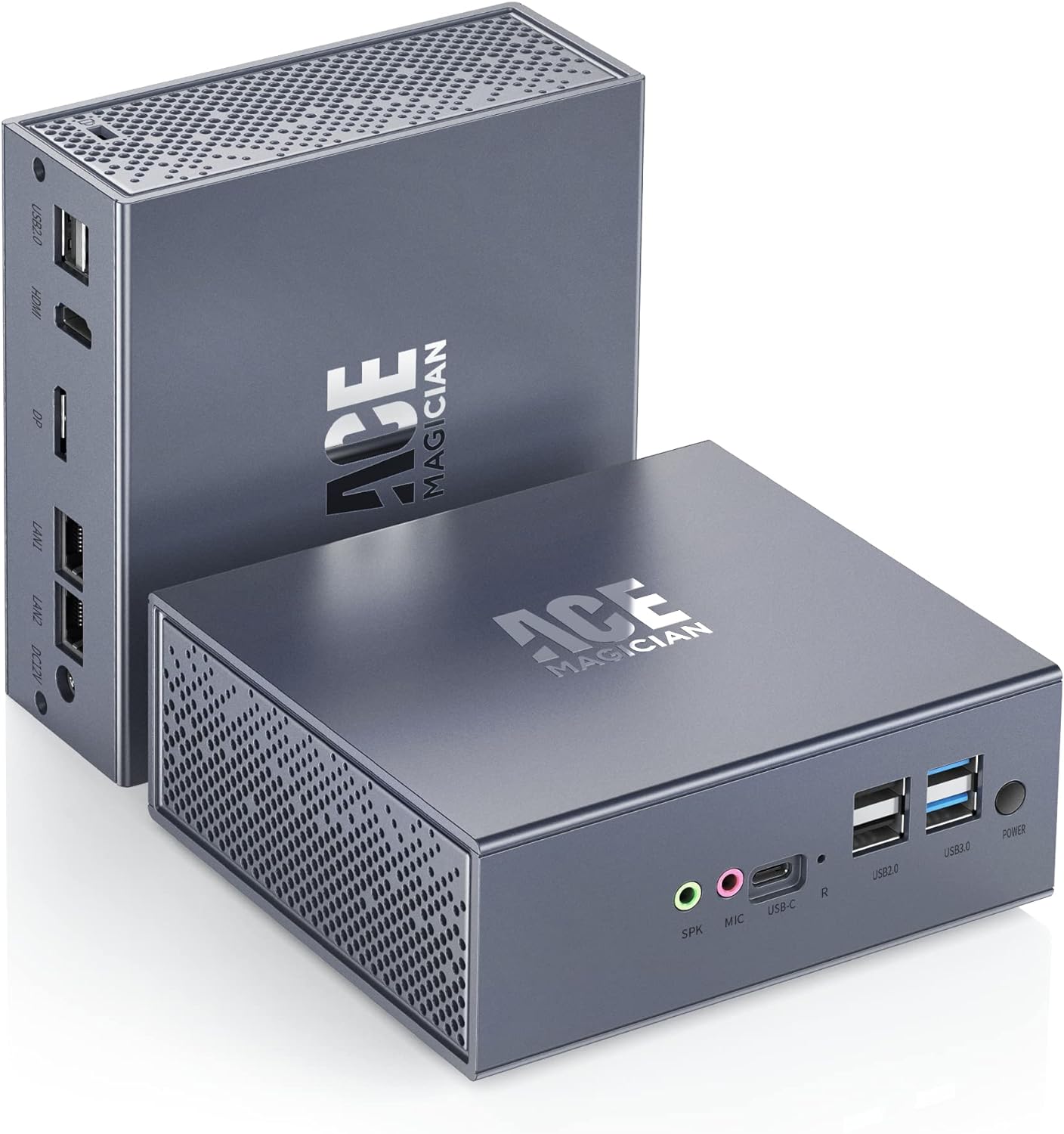 ACEMAGICIAN Mini PC, Intel 12th Gen Alder Lake N95(up to 3.4GHz), 16GB DDR4 RAM 512GB M.2 SSD, Windows 11 Pro Mini Desktop Computer Support 4K Dual Display/USB3.0/WiFi5/BT4.2 for Home Office Business