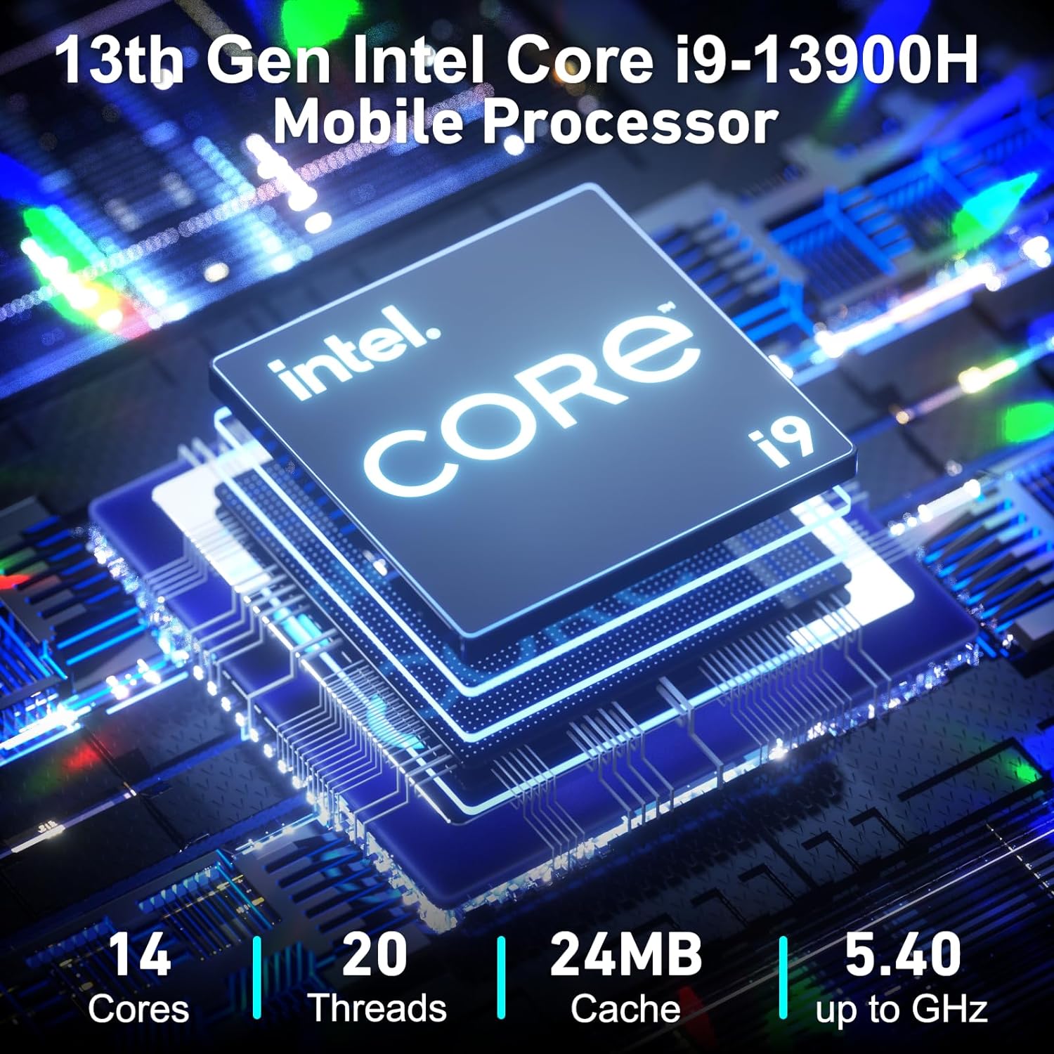 GEEKOM Mini PC Mini IT13, 13th Gen Intel i9-13900H NUC13 Mini Computers(14 Cores,20 Threads) 32GB DDR4/2TB PCIe Gen 4 SSD Windows 11 Pro Desktop PC Support Wi-Fi 6E/Bluetooth 5.2/USB 4.0/2.5G LAN/8K