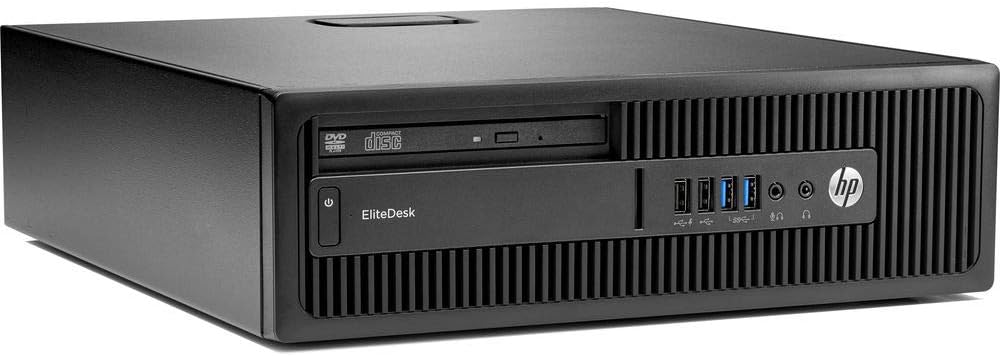 HP EliteDesk 705 G3 Small Form Factor Computer PC, AMD A6-8570 up to 3.8 GHz, 16G DDR4, 256G SSD, WiFi, Bluetooth, DVD, Windows 10 Pro 64 Bit-Supports English/Spanish/French (Renewed)