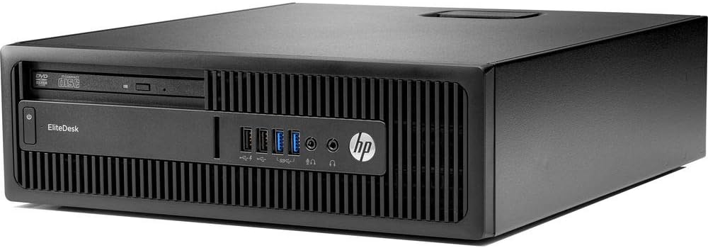 HP EliteDesk 705 G3 Small Form Factor Computer PC, AMD A6-8570 up to 3.8 GHz, 16G DDR4, 512G SSD, WiFi, Bluetooth, DVD, Windows 10 Pro 64 Bit-Supports English/Spanish/French (Renewed)