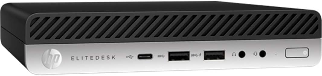 HP EliteDesk 705 G4 Mini Desktop Computer: AMD Quad-Core Ryzen 5 Pro 2400GE upto 3.8GHz, 8GB DDR4 RAM, 256GB SSD, Windows 10 Pro (Renewed)