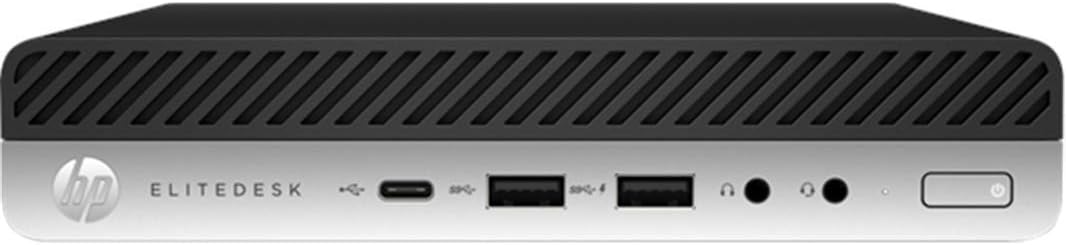 HP EliteDesk 705 G4 Mini Desktop Computer: AMD Quad-Core Ryzen 5 Pro 2400GE upto 3.8GHz, 8GB DDR4 RAM, 256GB SSD, Windows 10 Pro (Renewed)