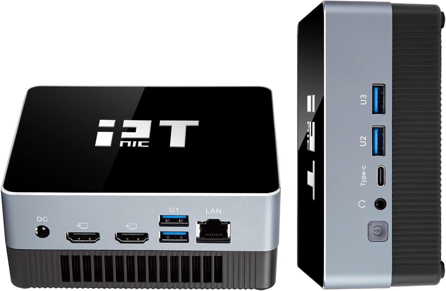 IPTNIC AMD R5 5600U Mini PC 16GB DDR4/512GB NVMe SSD Windows 11 Pro Small Portable Compact Mini Computers(up to 4.2GHz),Support 4k@60hz Dual Display HDMI/Type-C/Wi-Fi/Bluetooth