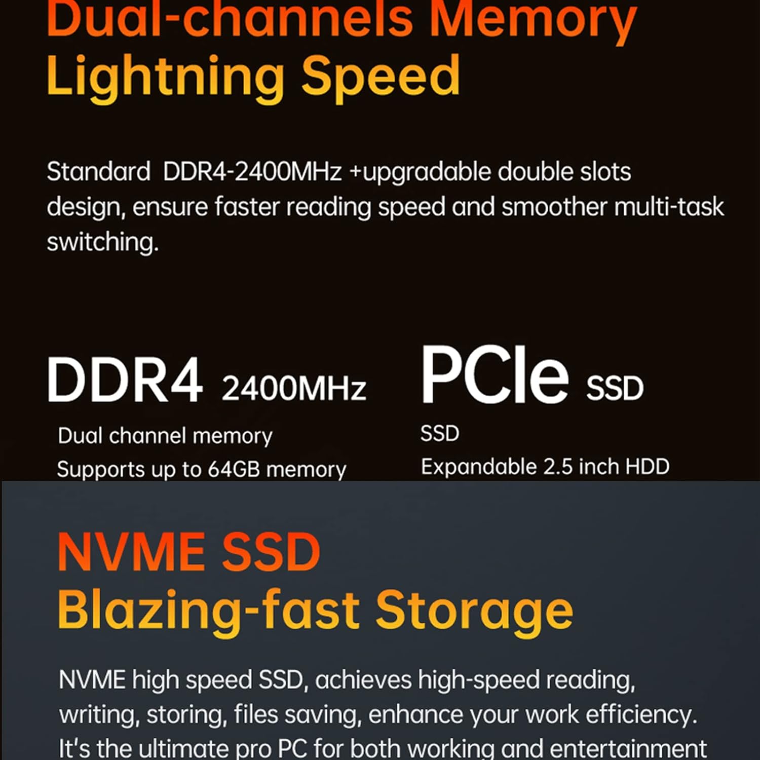JIERUICC AMD Ryzen 7 3750H (up to 4.0GHz) Mini PC,DDR4 RAM/M.2 NVME SSD,Windows 11 Pro,Gigabit Ethernet,4K@60hz,Triple Display(DP+HDMI+Type-C),WiFi 5,BT5.0,Support Auto Power On (16GB RAM 128GB SSD)