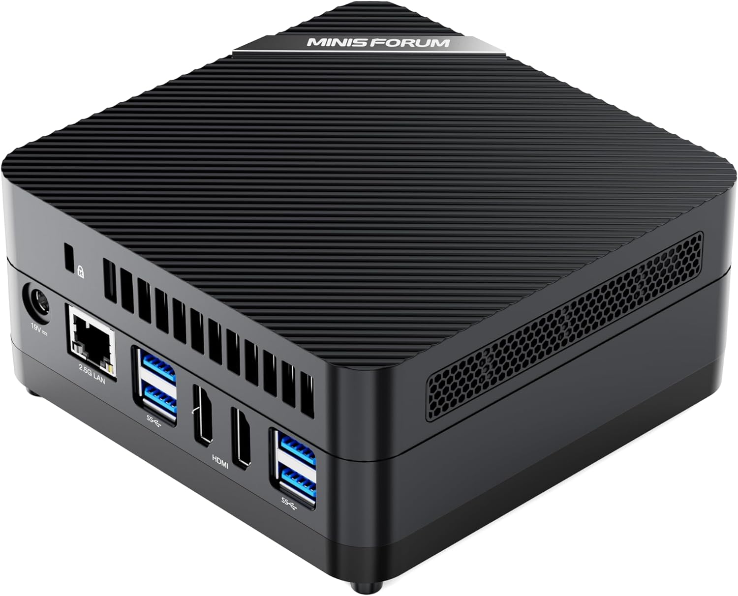 MINISFORUM UM700 Mini PC AMD Ryzen 7 3750H up to 4.0 GHz 16 GB RAM 512 GB PCIe SSD Radeon RX Vega 10 Graphics Dual WiFi BT 5.1 Mini Computer HDMI/Display/USB-C/1 X RJ45/5X USB Ports