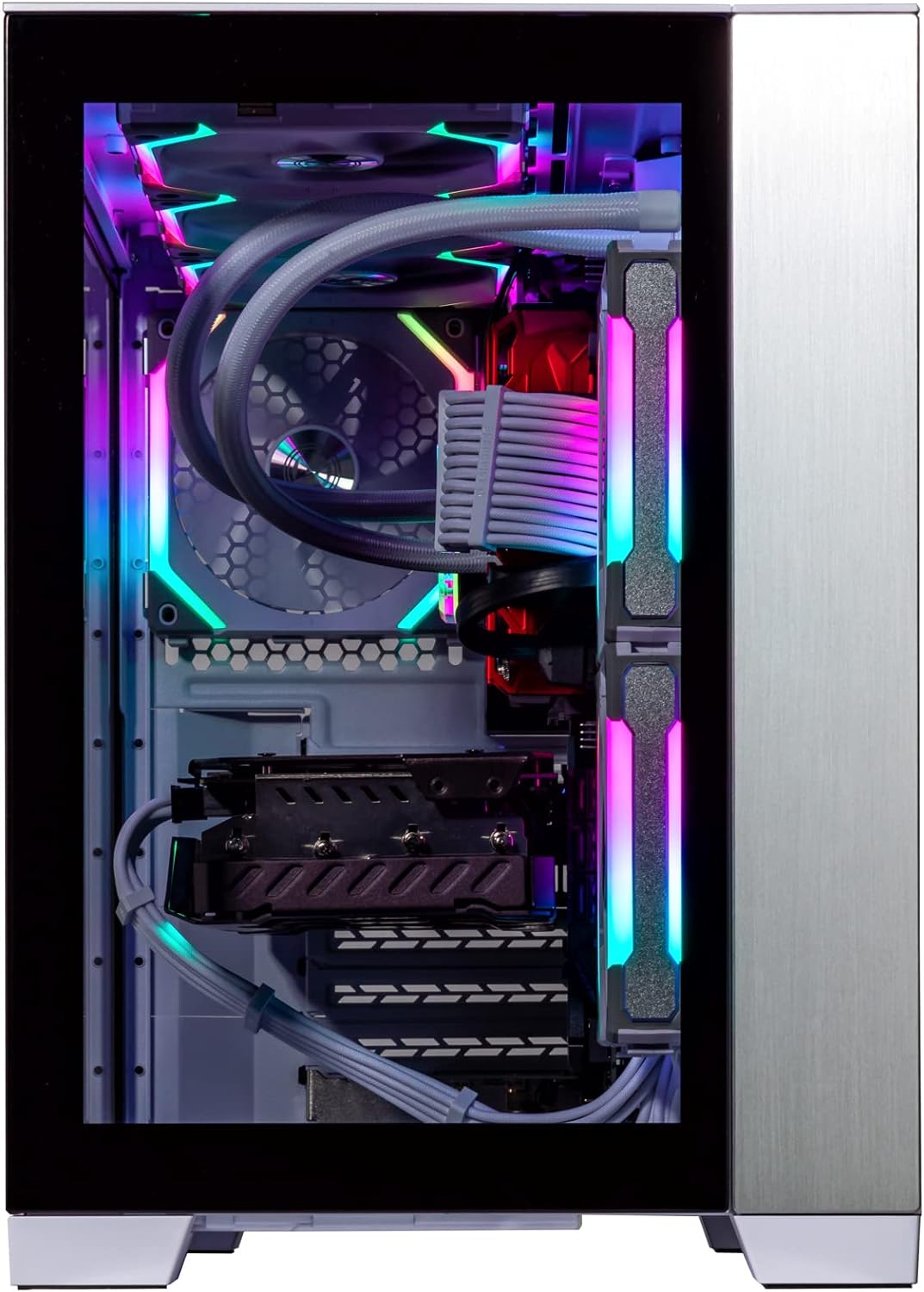 Velztorm Mini Lux Gaming Desktop PC (AMD Ryzen 9 5950X 16-Core, Radeon RX 7900 XT, 128GB RAM, 2TB PCIe SSD + 6TB HDD (3.5), WiFi, USB 3.2, HDMI, Display Port, Win 11 Pro)