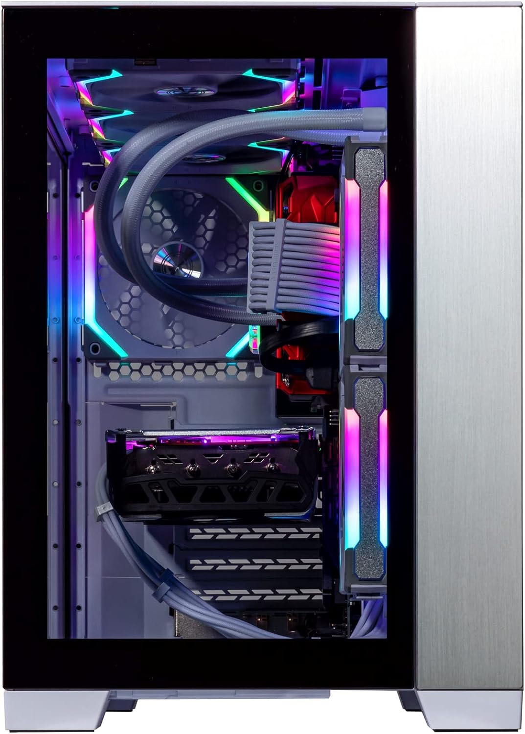 Velztorm Mini Lux Gaming Desktop PC (AMD Ryzen 9 5950X 16-Core, Radeon RX 7900 XT, 32GB RAM, 1TB PCIe SSD + 2TB HDD (3.5), WiFi, USB 3.2, HDMI, Display Port, Win 10 Pro)
