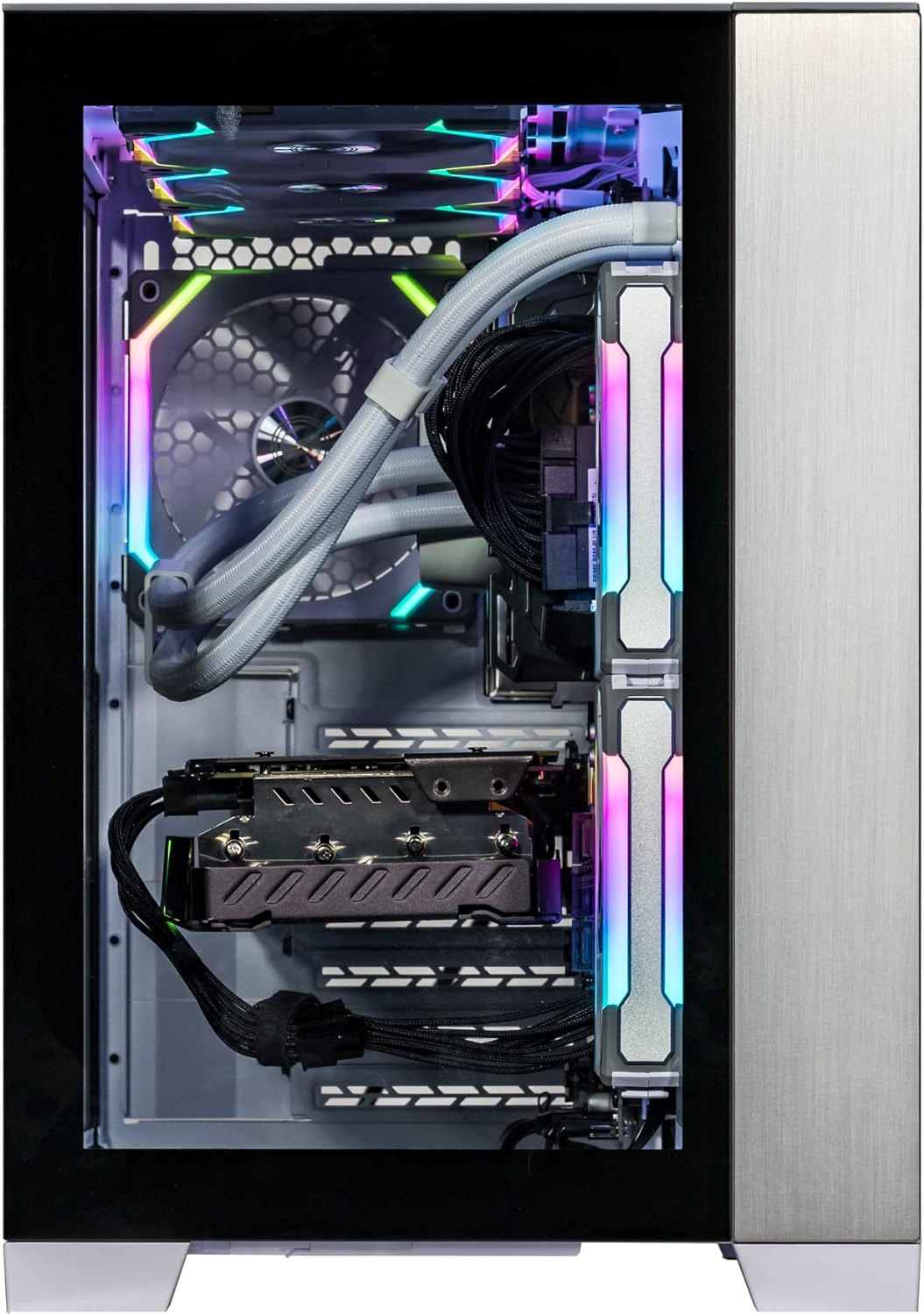 Velztorm Ossix Custom Built Gaming Desktop PC (AMD Ryzen 7-5800X 8-Core, 32GB RAM, 2TB PCIe SSD + 6TB HDD (3.5), GeForce RTX 4060, WiFi, HDMI, USB 3.1, Display Port, White, Win 11 Pro)