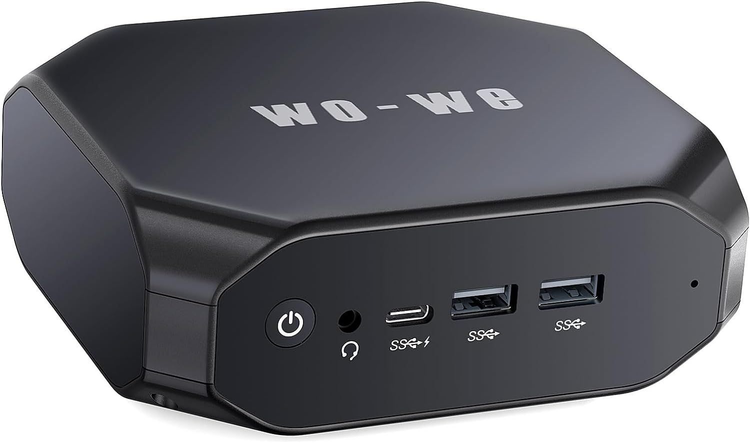 wowe Mini PC with AMD Excavator A9-9400, 8G DDR4, 128G SSD, AMD Radeon R5 Series, Linux, Ubuntu-20.04.1, Supports 4K@30Hz HD Dual Display,2* HDMI 2.0,WiFi 5,USB 3.1