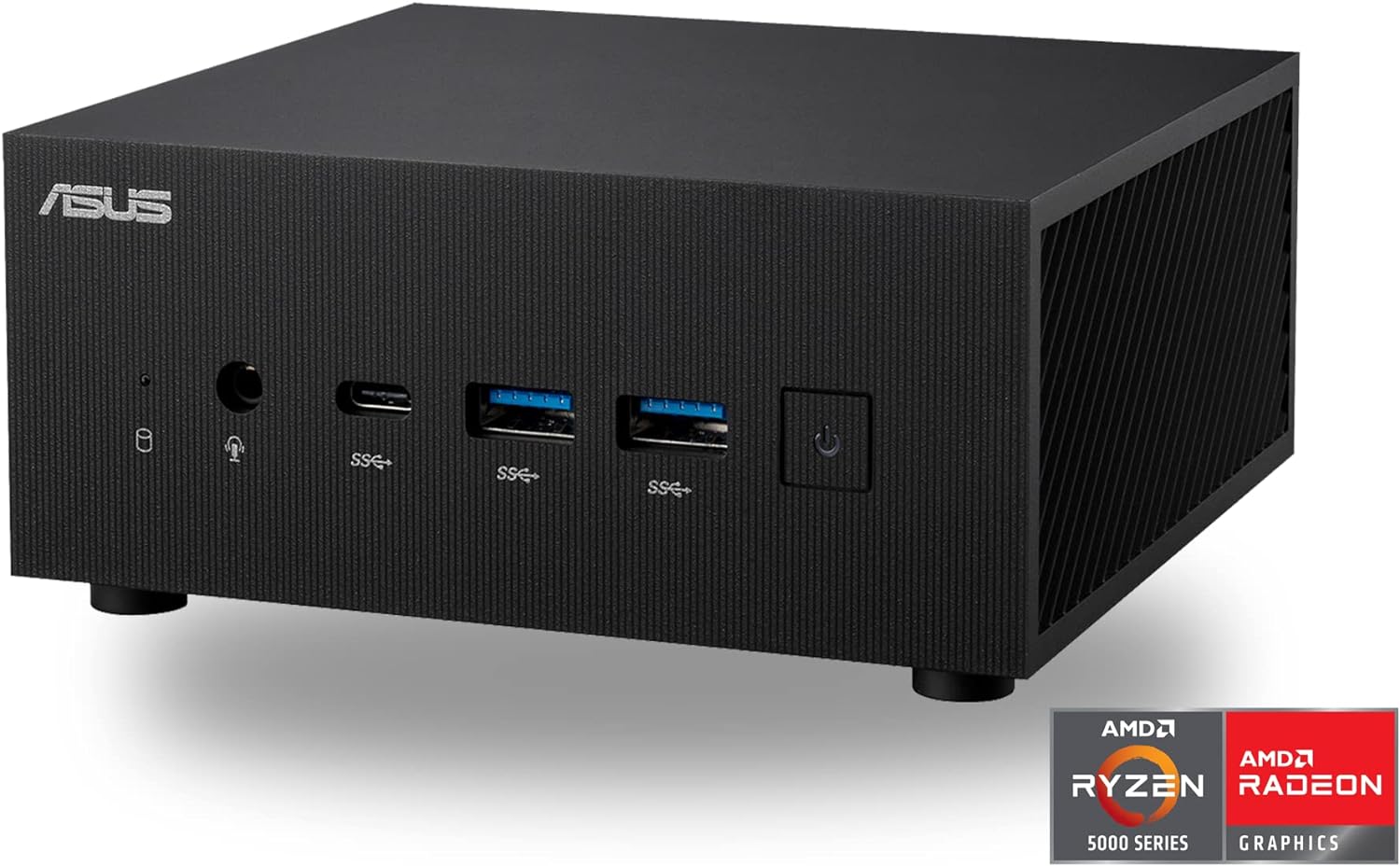 ASUS Ultra-Compact Mini PC with AMD Ryzen 5000H Series Processors and AMD Radeon Graphics, Supports Quad-4K displays and 8K Resolution, 2X PCIe Gen3 x4 M.2 NVMe SSD, 2.5 Gb LAN, WiFi 6E