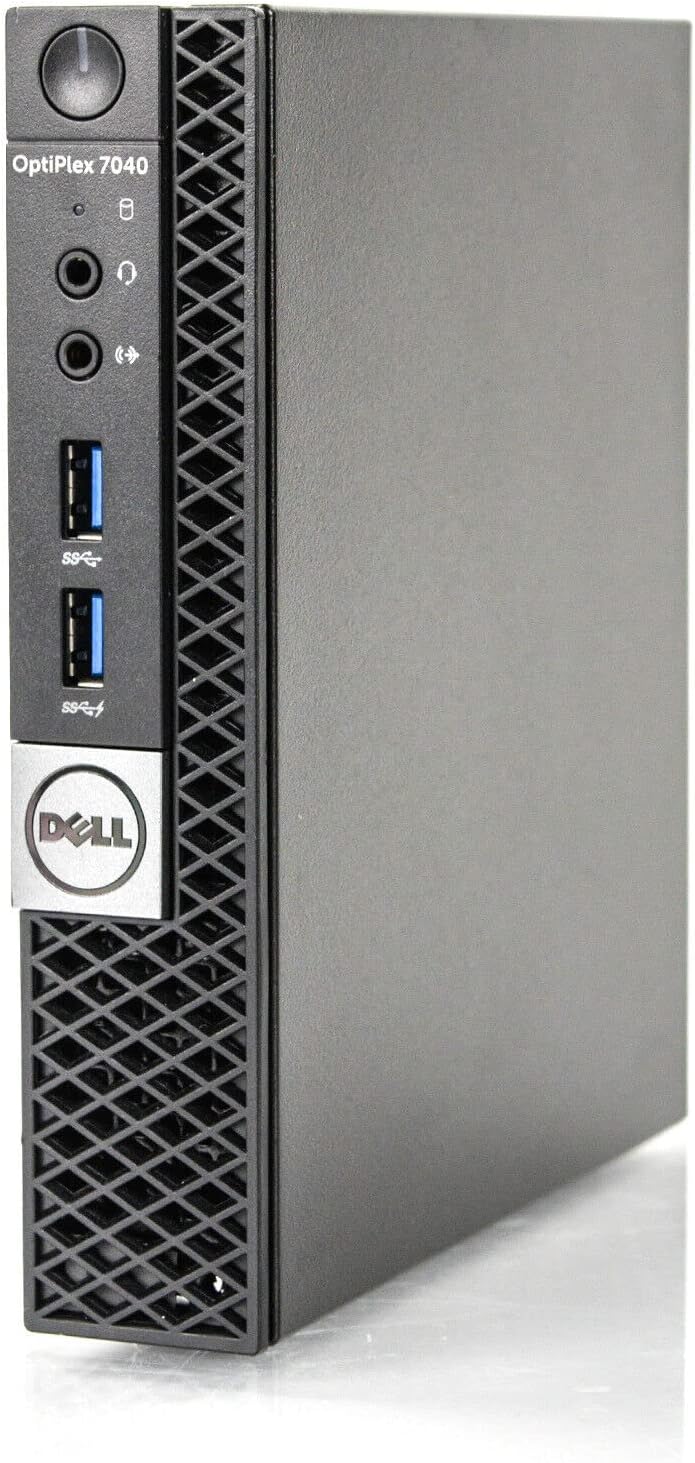Dell Optiplex 7040 Micro PC, Intel Core i5-6500T, 32GB RAM, Windows 10 Pro, Dual 4K Monitor Support, WIFI 6E, Bluetooth 5.2
