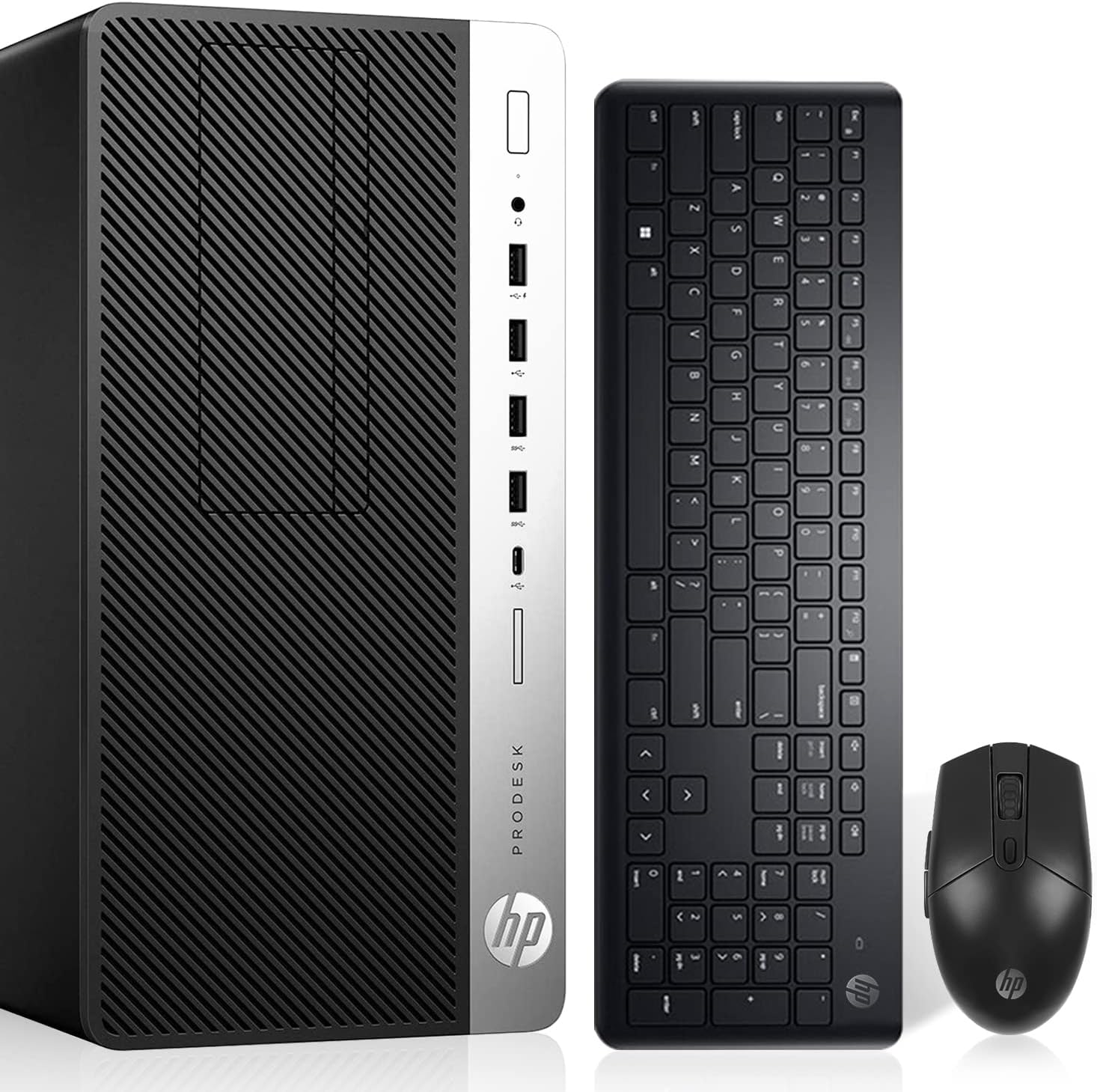 HP ProDesk 600 G3 Mini Tower Desk top PC i7-6700 Up to 4.00GHz 32GB RAM 1TB SSD + 1TB HDD HDMI Built in Wi-Fi  BT DVD-RW Dual Monitor Support Wireless Keyboard  Mouse Windows 10 Pro (Renewed)