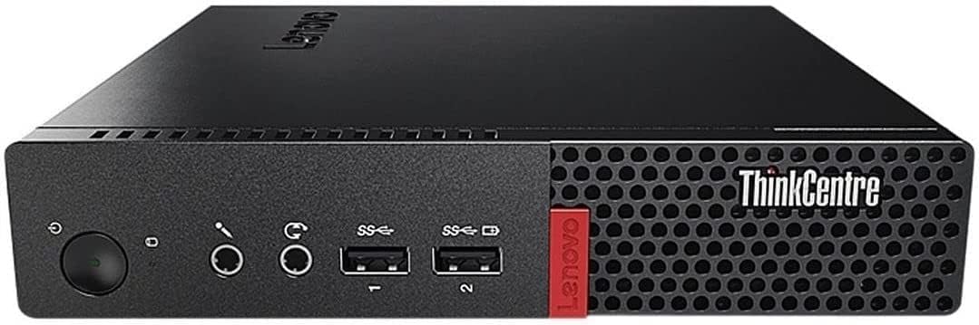 Lenovo ThinkCentre M910q Tiny Desktop Intel i5-7500T Up to 3.30GHz 16GB RAM 256GB NVMe SSD Built-in AX210 Wi-Fi 6E BT HDMI Dual Monitor Support Wireless Keyboard and Mouse Win10 Pro (Renewed)
