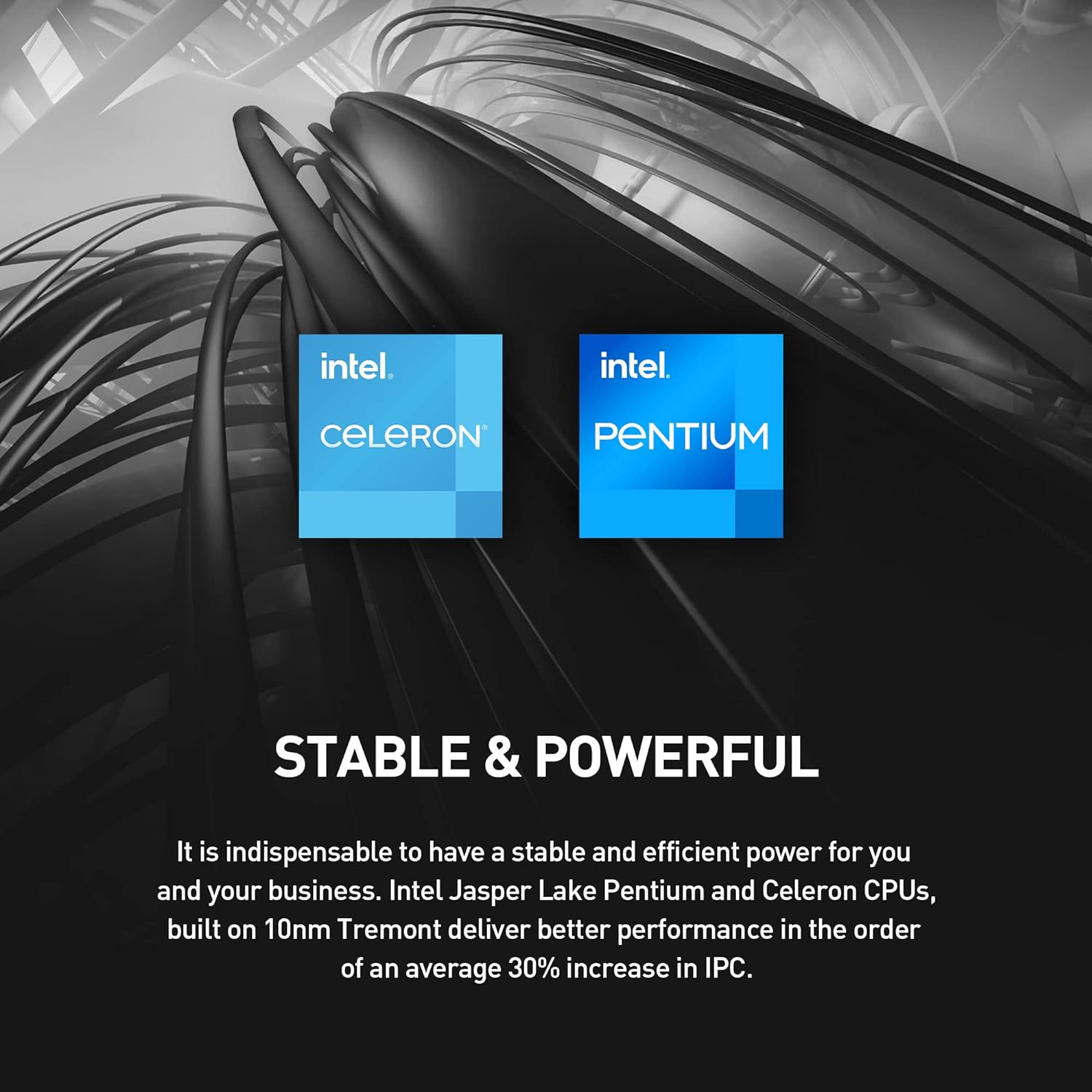 MSI Cubi N ADL Mini PC: Intel Celeron N100, Wi-Fi, Thunderbolt Type C, Black, Non-OS/Barebone: ADL-020BUS