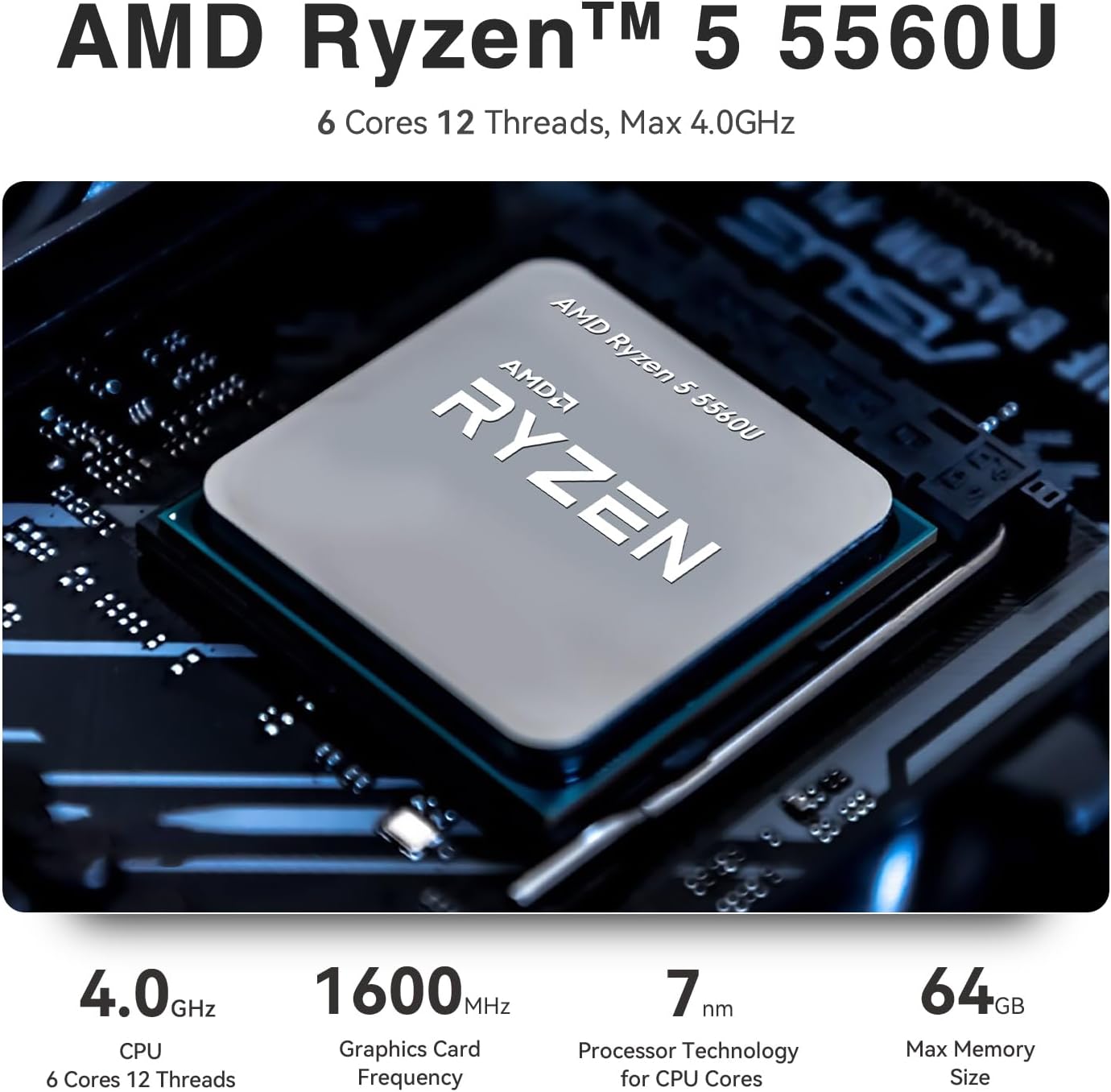TRIGKEY AMD Ryzen 7 Mini PC, 5800H (Up to 4.4 GHz) 8Core 16Thread S5 Pro,MAX 57W 19V3A Mini Desktop, Micro Computer, 16GB | 500GB, Small PC 4K Triple Displays, WiFi 6+BT5.2, DP, HDMI, USB3.2