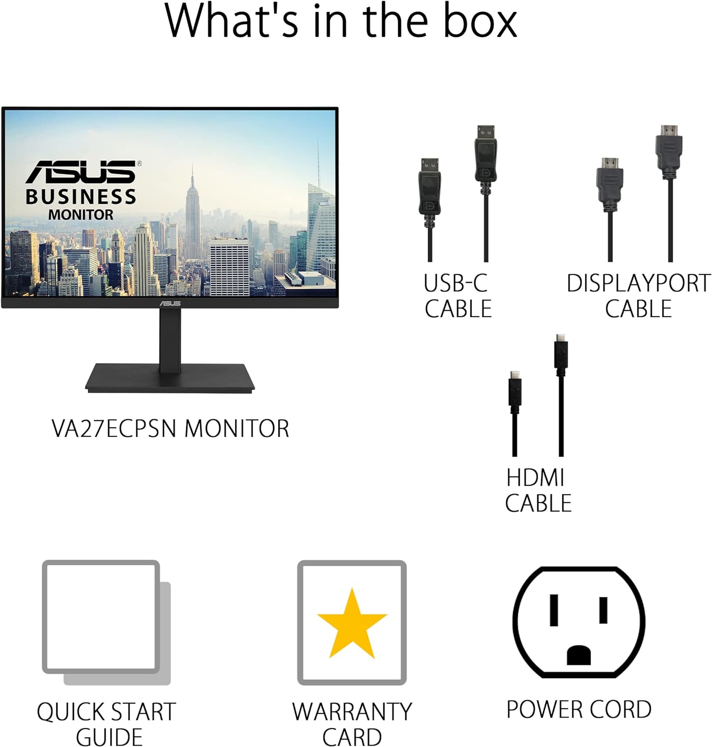 ASUS 34” Ultrawide Curved USB-C Docking Monitor (VA34VCPSN) - 21:9 QHD (3440 x 1440), 1500R Curvature, 100Hz, Adaptive Sync, USB Hub, RJ45, Eye Care, Frameless, VESA Wall Mountable, Height Adjustable