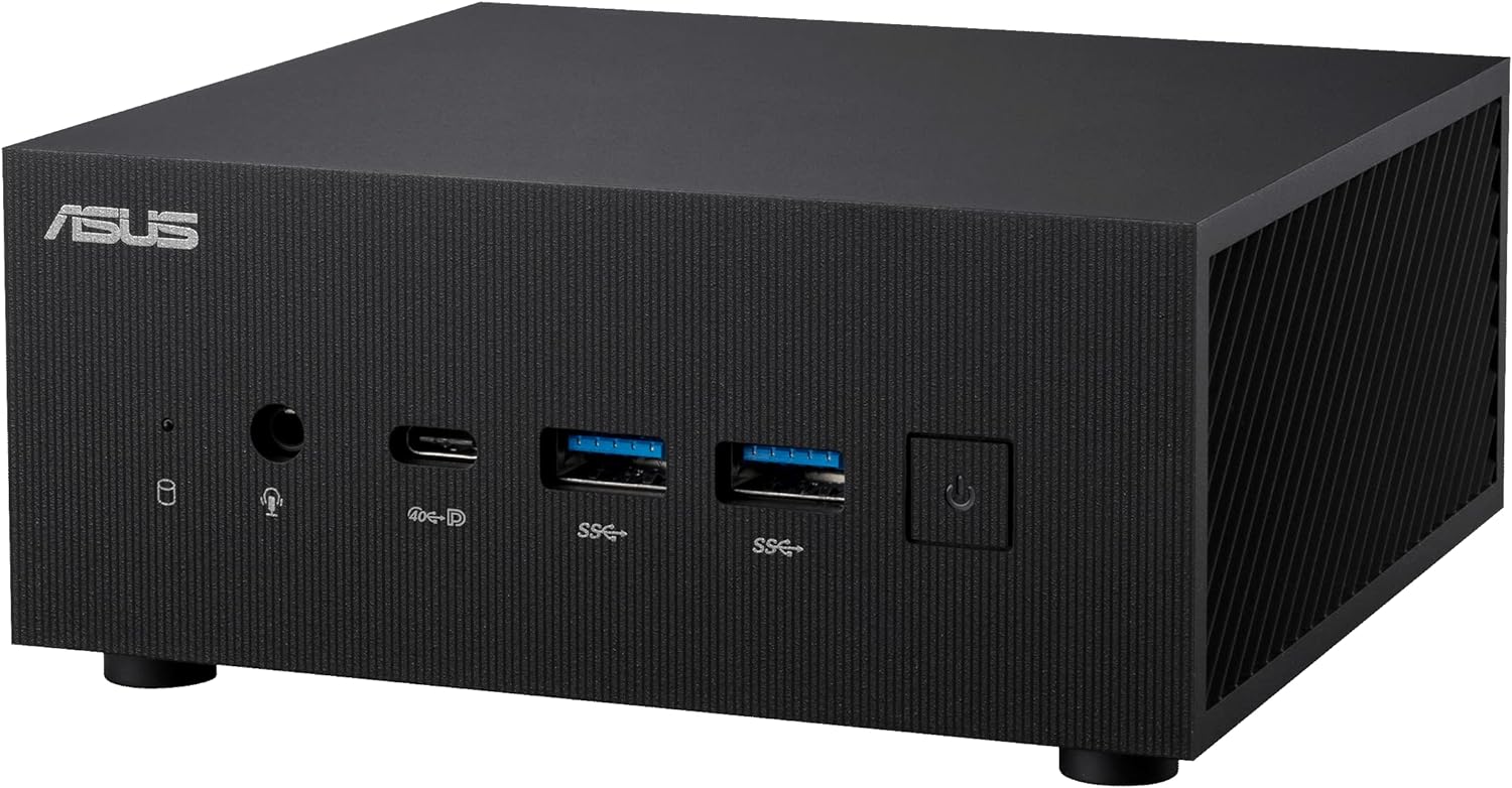 ASUS ExpertCenter PN53 Mini PC System with The Newest AMD Ryzen™ 7 7735HS Processor, Supports up to Four 4K-displays, 16GB DDR5 RAM, M.2 PCIE G4 512GB SSD, WiFi 6E, Bluetooth, 7 x USB, Windows 11 Pro