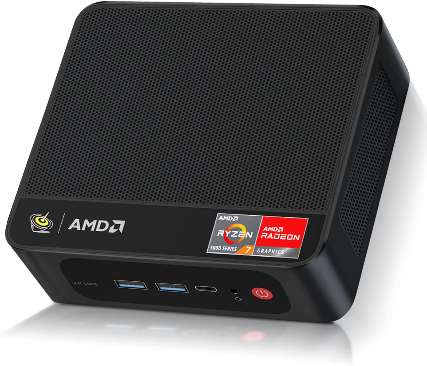 Beelink SER5 Mini PC,AMD Ryzen 5 5560U(6C/12T, Up to 4.0GHz)，16GB DDR4 RAM 500GB SSD Graphics 6 core 1600 MHz,Mini Computer Support 4K@60Hz Output/WiFi6/BT5.2/Office/Home/Gaming,Auto Power On