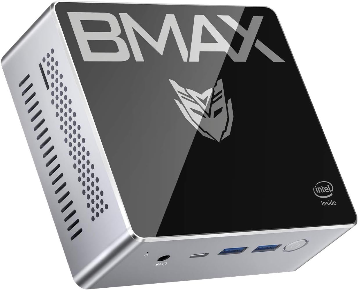 Bmax Mini PC Intel Processor 8GB LPDDR4/256GB SSD Triple-Display 4K 60Hz Gigabit Ethernet Dual-Band Wi-Fi BT 4.2 Type-C HDMI 2.0×2 Mini Computer