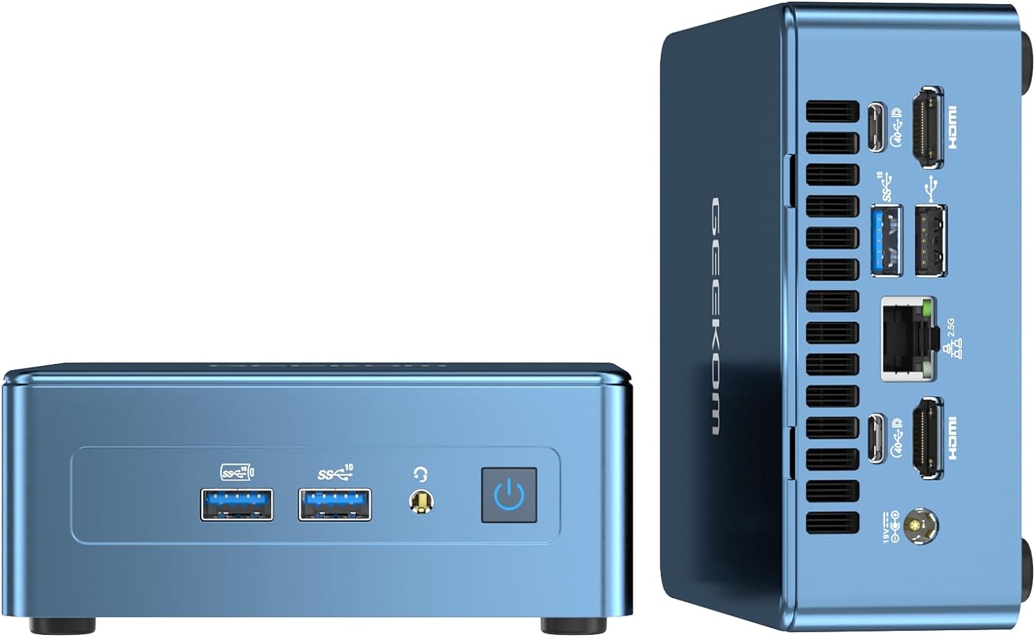 GEEKOM Mini PC Mini IT13, 13th Intel Core i7-13620H (10C/16T, up to 4.9GHz), 32GB DDR4 RAM/1TB PCIe Gen4 SSD Mini Desktop NUC13, USB4.0/8K UHD/WiFi 6E/BT5.2, HomeOffice Mini Desktop Computers