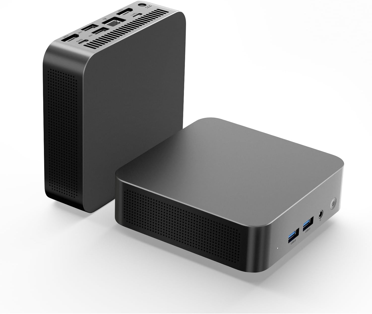 goodtico Mini PC - Mini Computer Inter 12th Alder Lake 16Gb DDR4 RAM 512GB SSD(up to 3.4GHz) Mini Desktop Computer，Support 4K Dual HDMI/Type-C/USB3.0/WiFi 5/BT4.2/PD Power Input/External Hard Drive