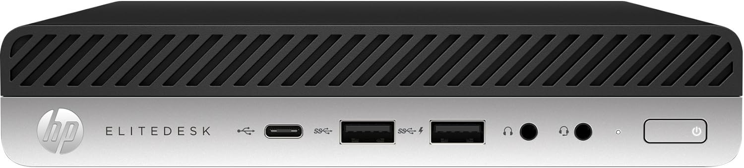 HP EliteDesk 800 G3 Mini PC, Intel Core i5-7500T Upto 3.3GHz, 16GB RAM, 1TB SSD, VGA, 2X DisplayPort, Windows 10 Pro (Renewed)
