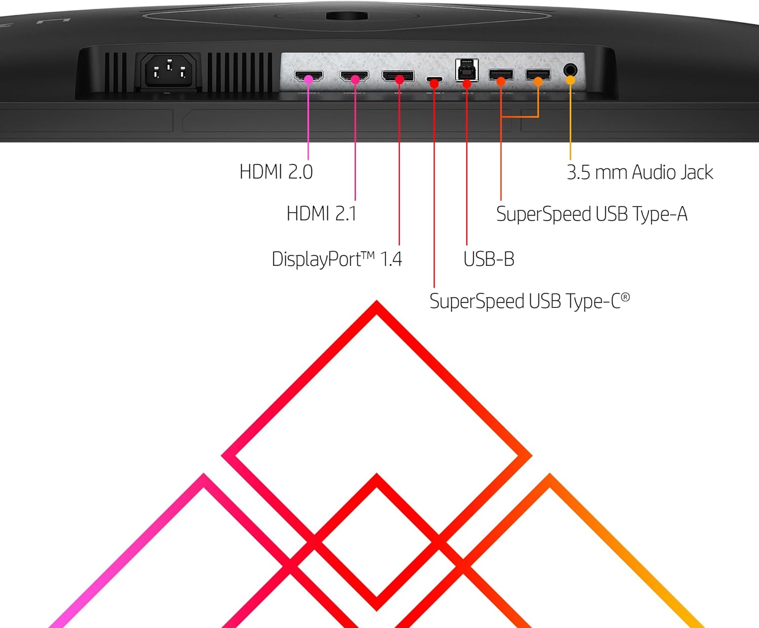 HP OMEN 27k UHD 144Hz Gaming Monitor, 4K UHD Display (3840 x 2160), IPS Panel, 99% sRGB, 95% DCI-P3, 16:9, OMEN Gaming Hub, 27k (2023),Black