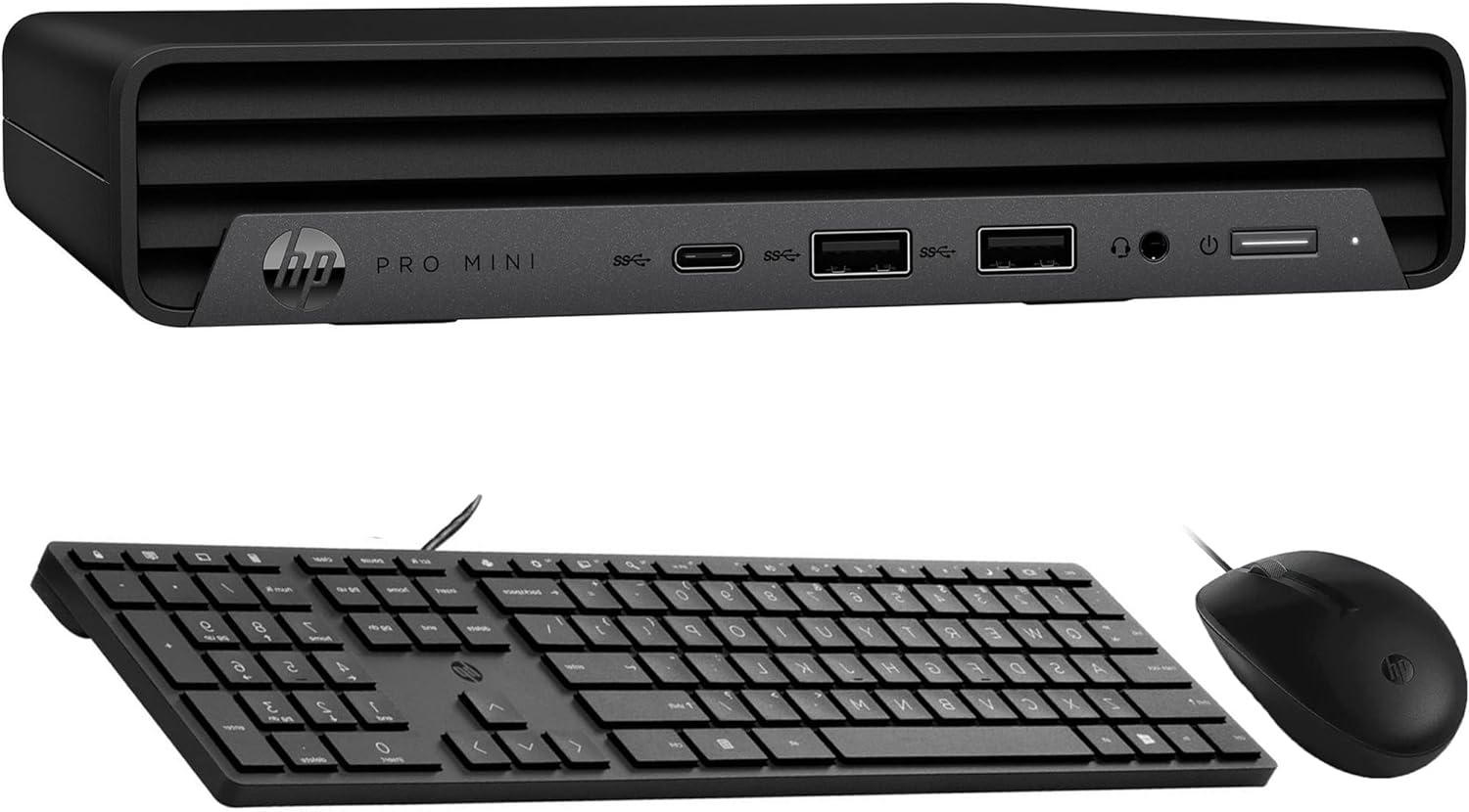 HP Pro Mini 400 G9 Business Mini Desktop Computer, Intel Hexa-Core i5-12500T (Beat i7-11700T), 16GB DDR4 RAM, 512GB PCIe SSD, WiFi 6, Bluetooth 5.2, Keyboard  Mouse, Windows 11 Pro, Tilsiy Cable
