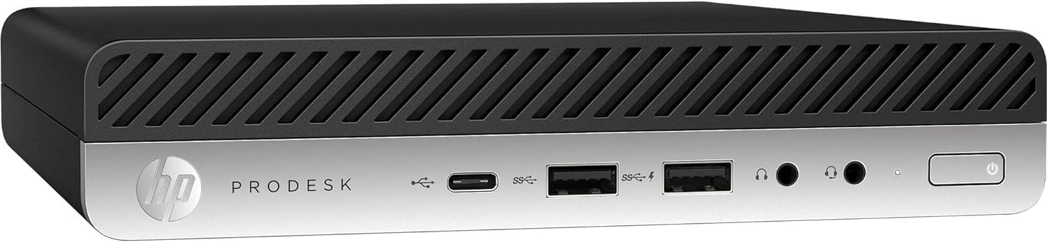 HP ProDesk 600 G4 Mini Desktop PC, Intel Core i5-8500T 6-Core up to 3.5GHz, 16GB RAM, 512GB SSD, Mouse and Keyboard, Windows 10 Pro (Renewed)