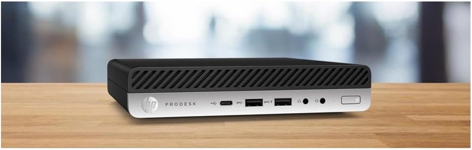 HP ProDesk 600 G4 Mini Desktop PC, Intel Core i5-8500T 6-Core up to 3.5GHz, 16GB RAM, 512GB SSD, Mouse and Keyboard, Windows 10 Pro (Renewed)