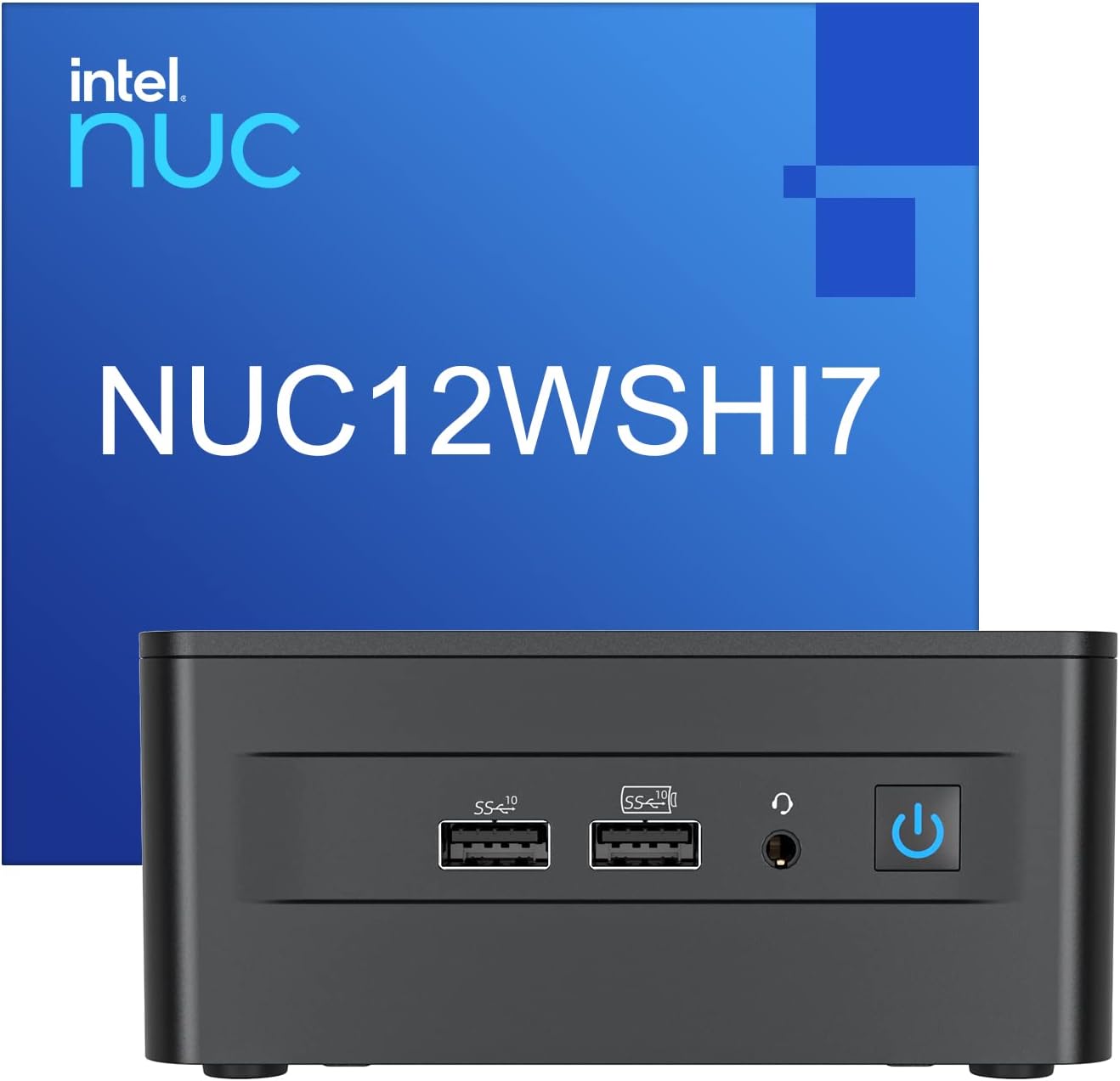 Intel NUC 12 Pro Wall Street Canyon NUC12WSHi7 Mini PC, Latest 12TH Gen Intel Core i7-1260P 12-Cores, 16 Threads, 18MB Cache, Upto 4.7GHz Turbo,Intel Iris Xe Graphics, 16GB RAM, 512GB SSD, Win 11 Pro