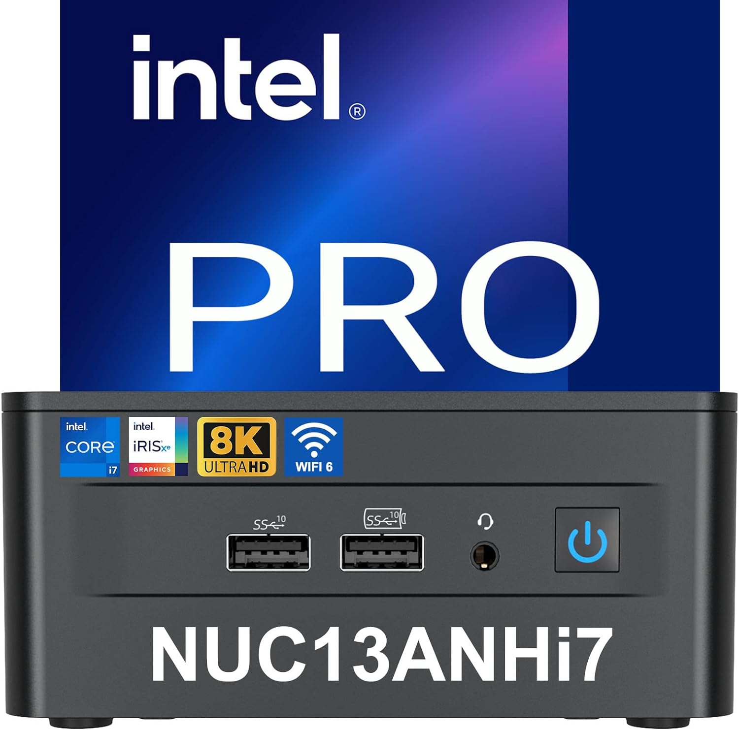 Intel NUC 13 Pro, Arena Canyon NUC13ANHi7 Mini PC with Core i7-1360P Processor, Intel Iris Xe Graphics, 32GB RAM1TB NVMe SSD (12C/16T/18M Cache,Up to 5.0GHz) Support 8K/WiFi6E/BT5.3-Win11 Pro