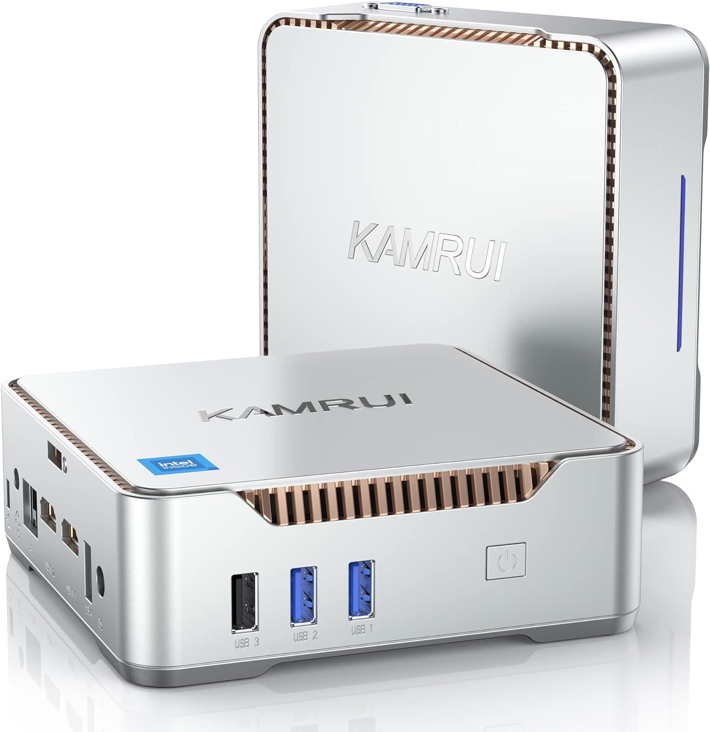 KAMRUI Mini PC,12th Intel Alder Lake- N95 up to 3.4 GHz,16GB RAM+1TB M.2 SSD, Mini Computer Support 2.5 SATA SSD,WiFi 2.4G/5G,Bluetooth4.2,Triple Display,4K Reliable Office Small PC