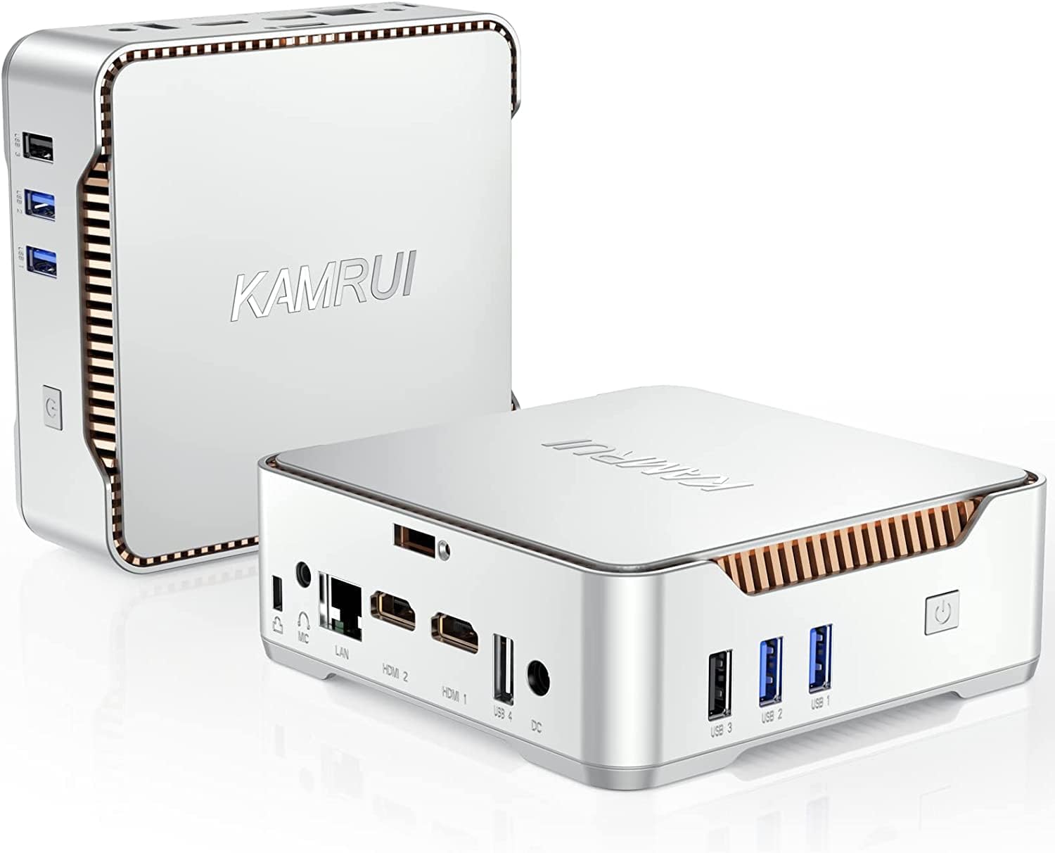 KAMRUI Mini PC,12th Intel Alder Lake- N95 up to 3.4 GHz,16GB RAM+512GB M.2 SSD, Mini Computer Support 2.5 SATA SSD,WiFi 2.4G/5G,Bluetooth4.2,Triple Display,4K