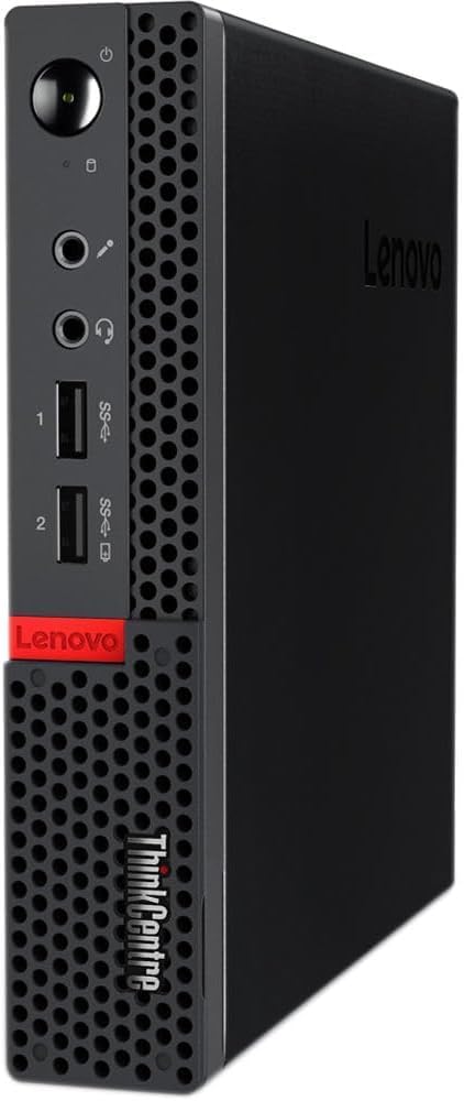 Lenovo ThinkCentre M625q Mini PC Desktop, AMD A4-9120e Processor, 32GB RAM, 1TB PCIe SSD, DisplayPort, Wi-Fi, Bluetooth, RJ-45, Windows 11 Pro