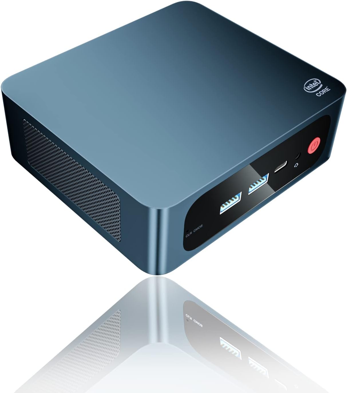 Mini PC Desktop Intel 8109U(Up to 3.6GHz) 16GB DDR4 500G NVME SSD for Working Micro PC, Support Mini Computer WOS Pro/HD 4K@60Hz Dual HDMI Output/WiFi 5/BT 4.0/Type-C/ RJ45