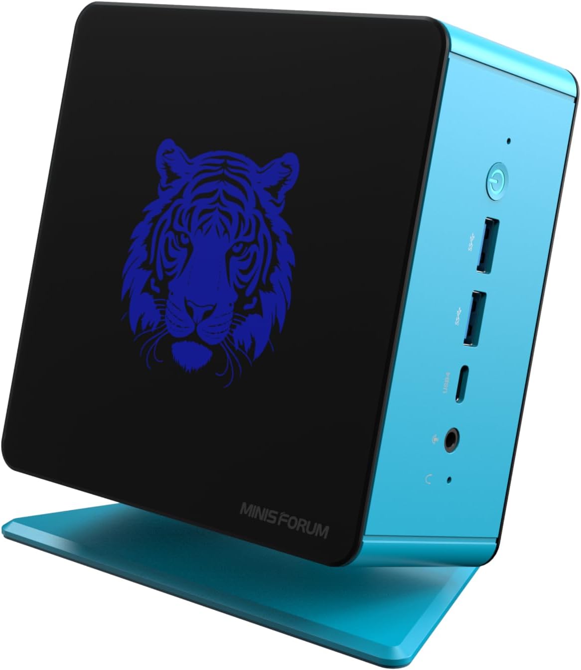 MINISFORUM NAD9 Mini PC 32GB RAM 1TB SSD, with Intel Core i9-12900H, 14 cores 20 Threads, 2 x HDMI Ports  2X USB C Port (4K@60Hz), 1 x USB Type-C, 5 x USB Type A, 2.5 G RJ45 LAN