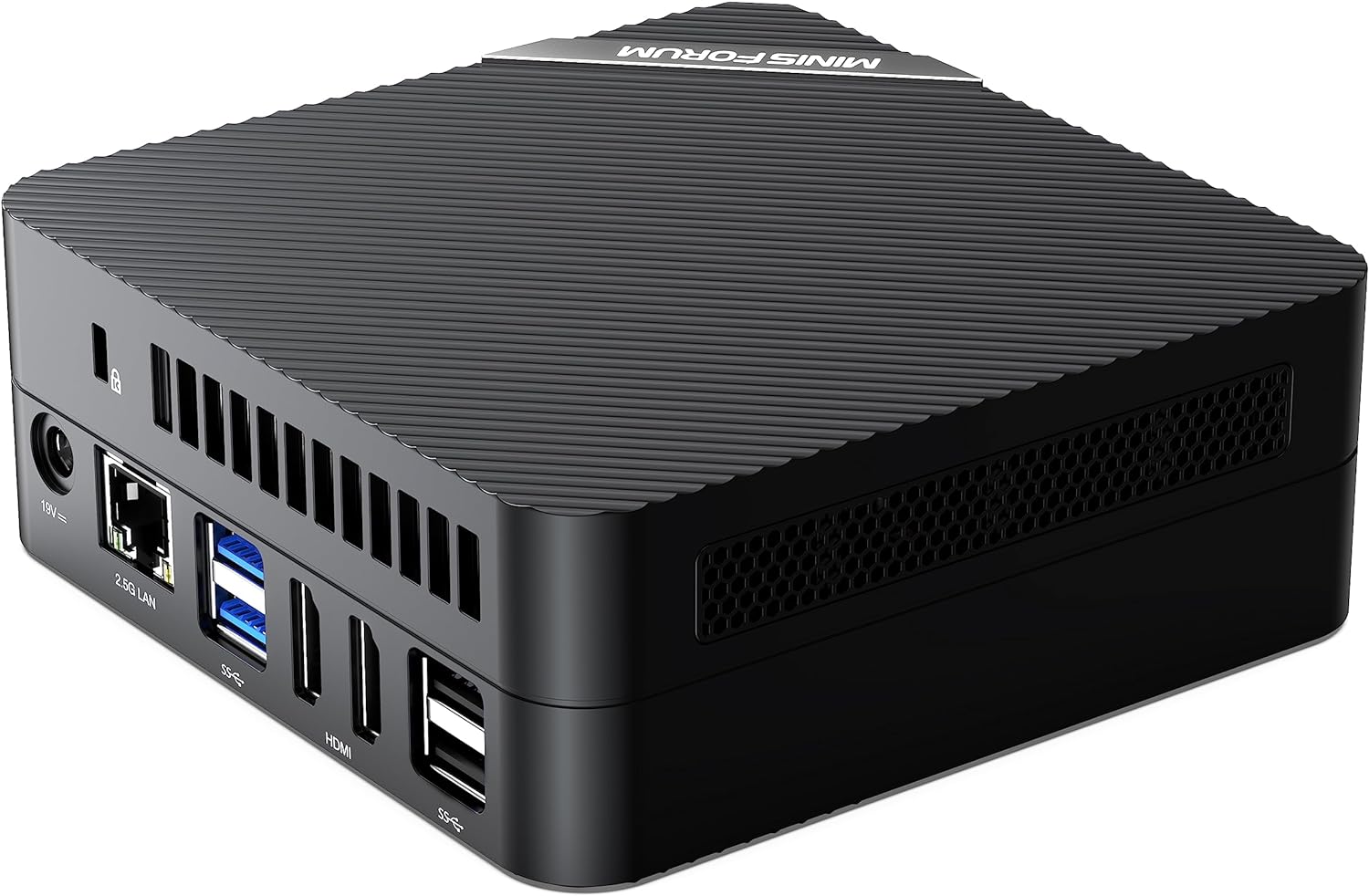 MINISFORUM UM773 Mini PC Barebone with AMD Ryzen 7 7735HS  AMD Radeon 680M,up to 4.75GHz Mini Computer, 2 x HDMI,1x USB4,4 x USB 3.0, WiFi 6,BT5. 2