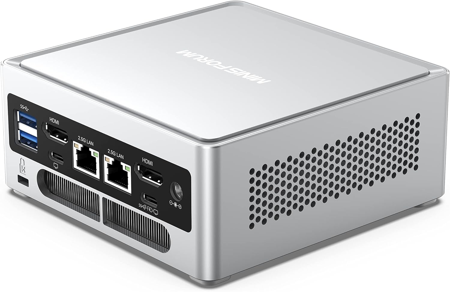 MINISFORUM Venus Series NPB6 Mini PC 13TH Gen Core i7-13620H(10C/16T,up to 4.9GHz) Barebone Micro PC Without RAM and SSD, Dual 2.5G LAN Ports, 2xUSB4/2xHDMI/WIFi 6E/BT5.2/4xUSB3.2 Mini Tower Computer