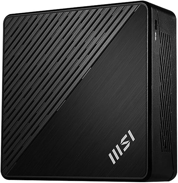MSI Cubi N ADL Mini PC: Intel Pentium N200, Wi-Fi, Thunderbolt Type-C, Black, Non-OS/Barebone: ADL-019BUS
