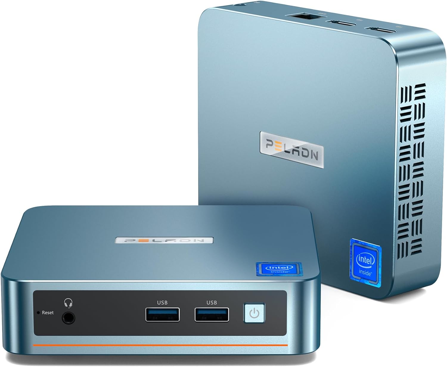 PELADN WI-4 Pro Mini PC with Intel 11th N5095 Processor (up to 2.9GHz), Mini Desktop Computer, 16GB RAM and 512GB SSD Micro Desktop Computer, Dual Output, 2.4G/5G WiFi, Gigabit Ethernet