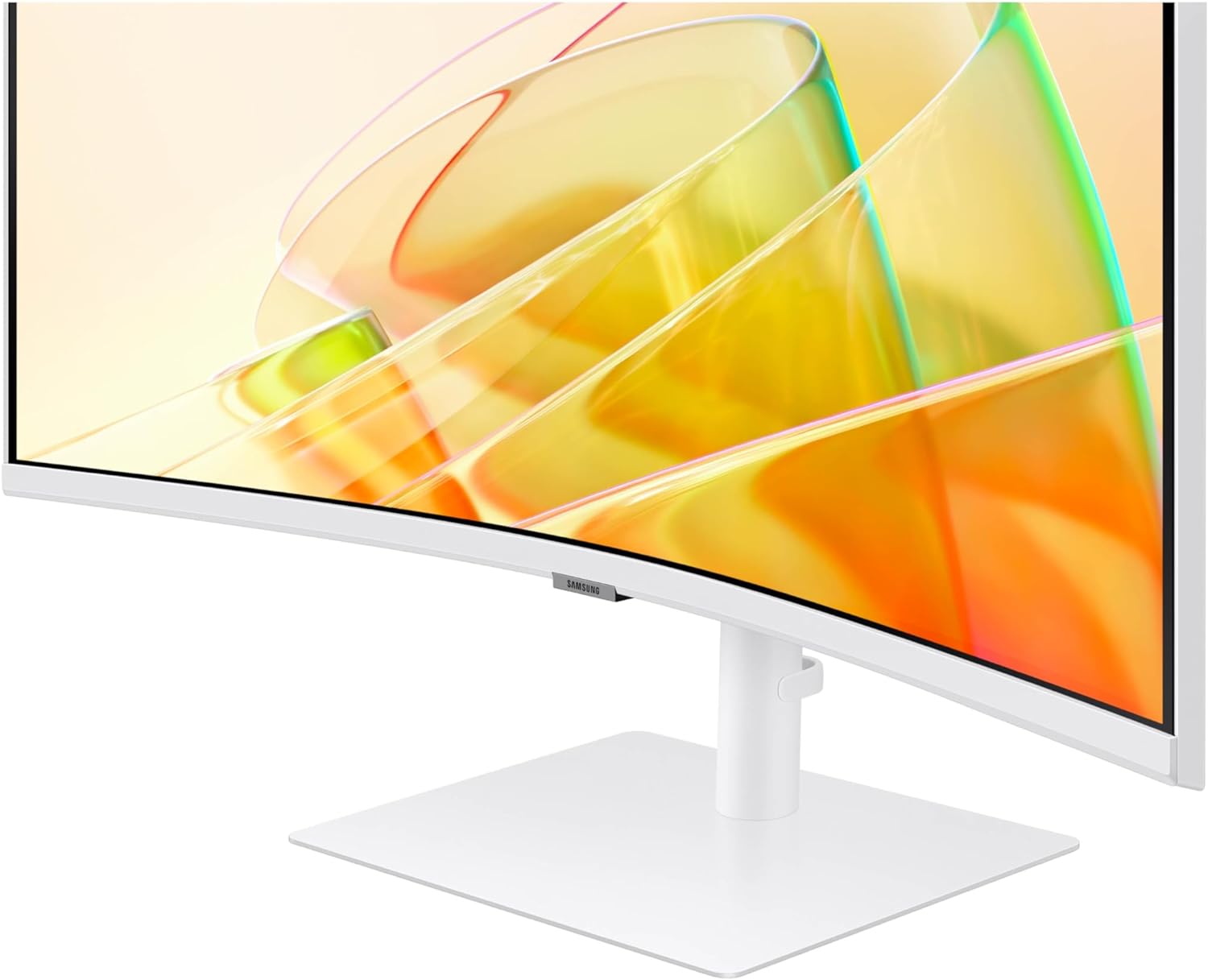 SAMSUNG 34-Inch ViewFinity S65TC Series Ultra-WQHD 1000R Curved Computer Monitor, HDR10, 100Hz, AMD FreeSync, Thunderbolt 4, Height Adjustable Stand, Built-in Speakers, Eye Care, LS34C650TANXGO, 2024