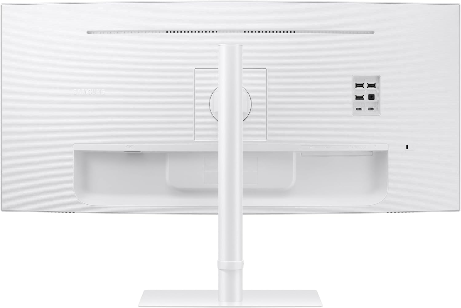 SAMSUNG 34-Inch ViewFinity S65TC Series Ultra-WQHD 1000R Curved Computer Monitor, HDR10, 100Hz, AMD FreeSync, Thunderbolt 4, Height Adjustable Stand, Built-in Speakers, Eye Care, LS34C650TANXGO, 2024
