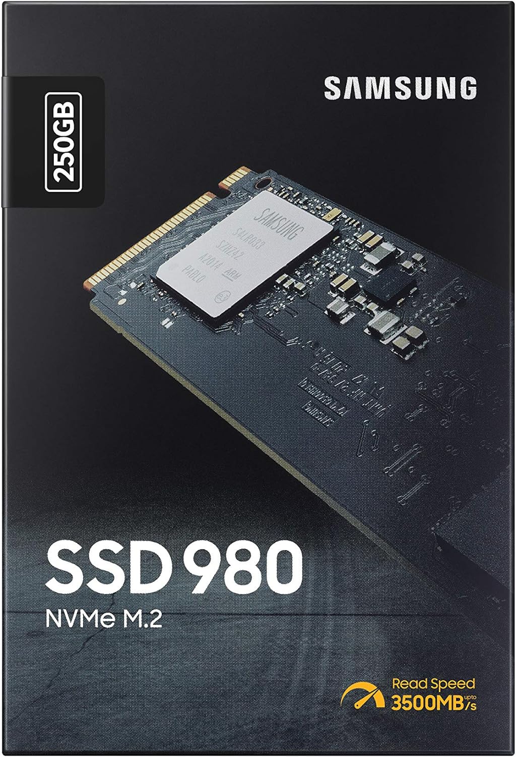 SAMSUNG 980 1TB NVMe M.2 SSD - 3500MB/s Read Speeds, Turbowrite, For PC/Laptop/Gaming