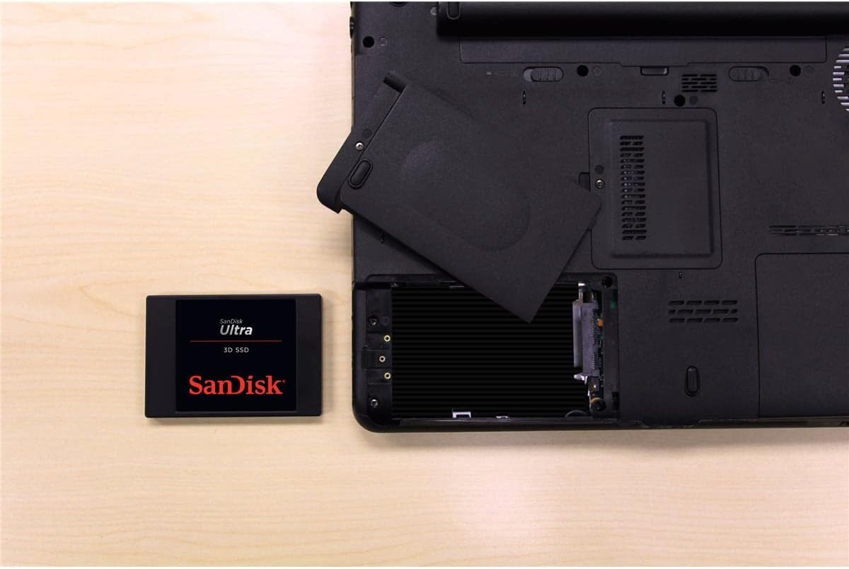 SanDisk Ultra 3D NAND 4TB Internal SSD - SATA III 6 Gb/s, 2.5/7mm, Up to 560 MB/s - SDSSDH3-4T00-G26