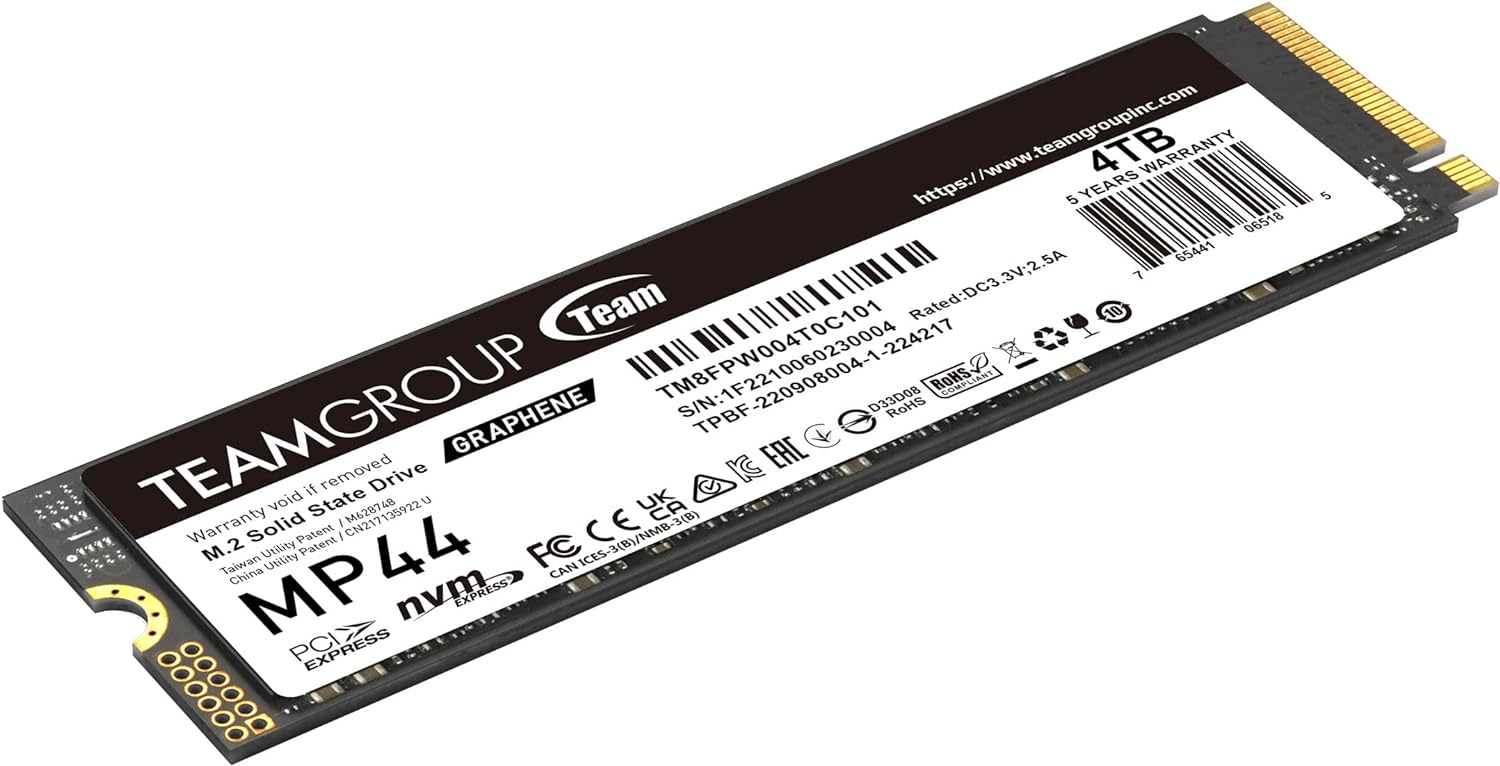 TEAMGROUP MP33 1TB SLC Cache 3D NAND TLC NVMe 1.3 PCIe Gen3x4 M.2 2280 Internal SSD Read/Write Speed up to 1800/1500 MB/s Compatible with Laptop  PC Desktop TM8FP6001T0C101
